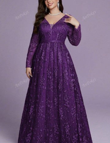 Rochie maxi Shein Curve+, mov