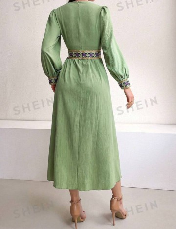 Rochie midi Shein, verde