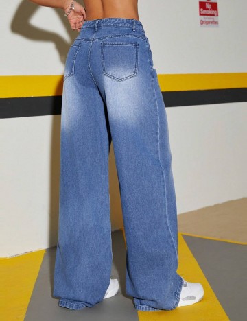 Jeans Shein, albastru