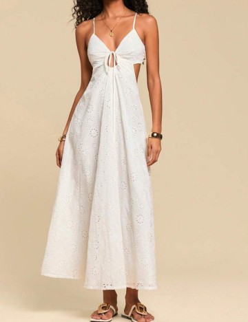 Rochie maxi Shein, alb