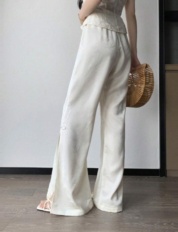 Pantaloni Shein, crem