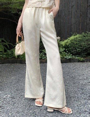 Pantaloni Shein, crem