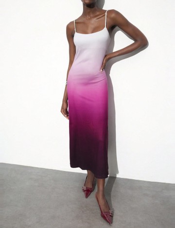 Rochie midi Shein, mix culori