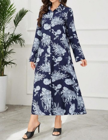 Rochie maxi Shein, mix culori
