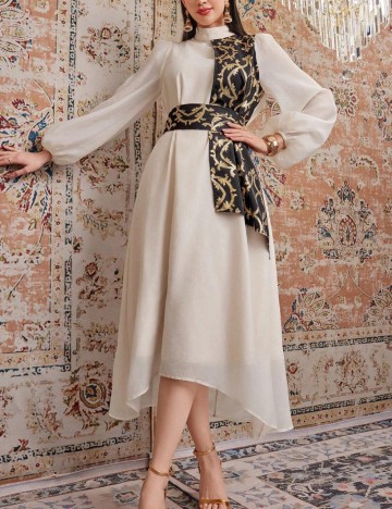 Rochie midi Shein, bej