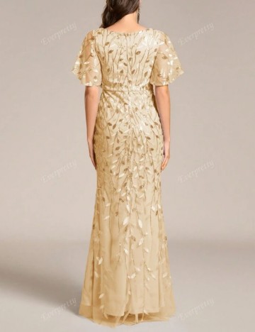 Rochie de ocazie Shein, auriu