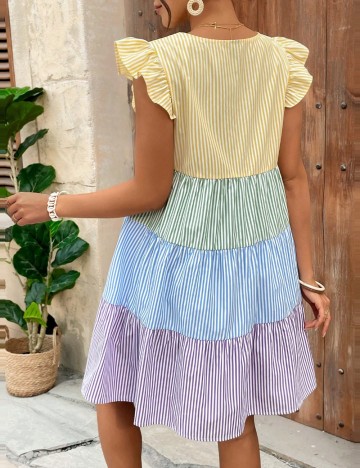 Rochie mini Shein, mix culori