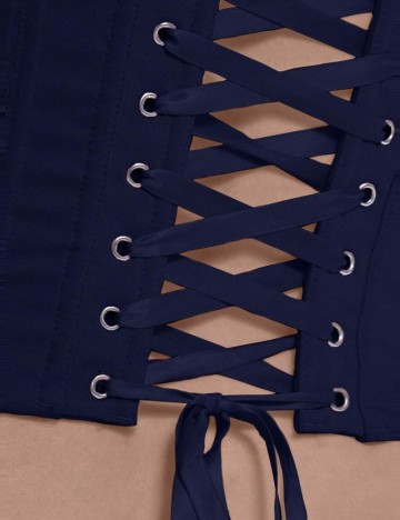 Corset Shein, bleumarin