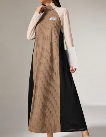 Rochie maxi Shein, mix culori