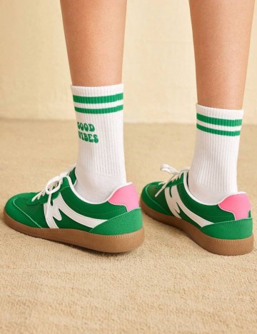 Pantofi Sport Shein, verde