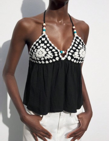 Top Shein, negru