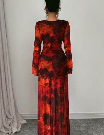 Rochie maxi Shein, mix culori