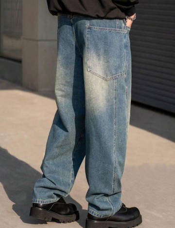 Jeans Shein, albastru