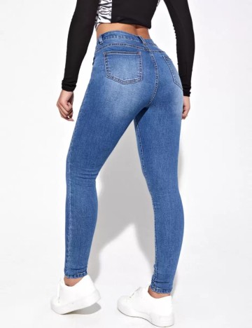 Jeans Shein, albastru