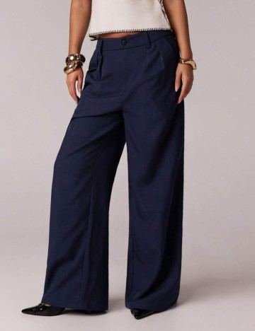 Pantaloni Shein, bleumarin