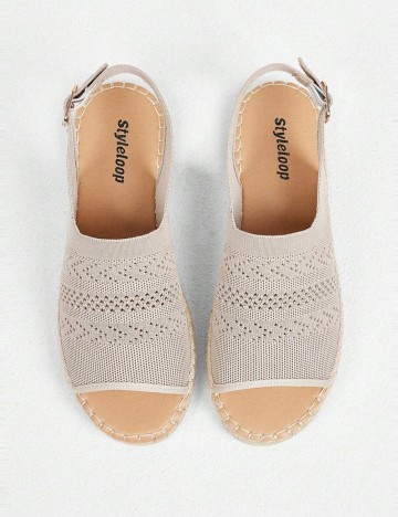 Espadrile Shein, bej