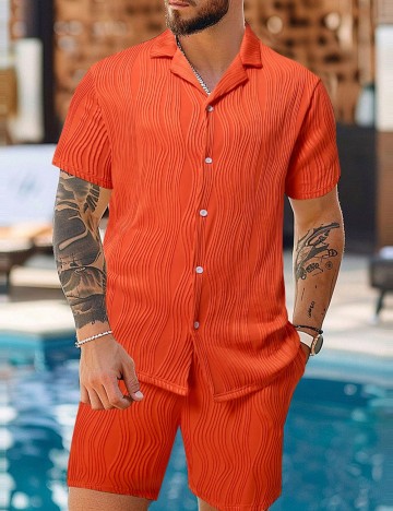 Compleu MANFINITY by Shein, portocaliu