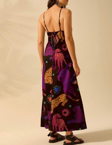 Rochie midi Shein, mix culori