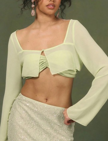 Top MUSERA by Shein, verde