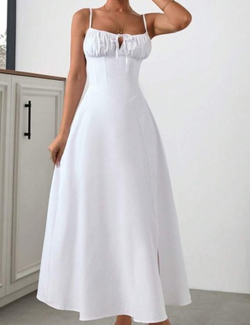Rochie midi Shein, alb