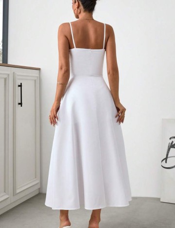 Rochie midi Shein, alb