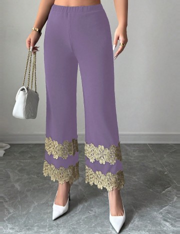 Pantaloni Shein, mov