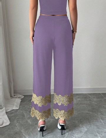 Pantaloni Shein, mov
