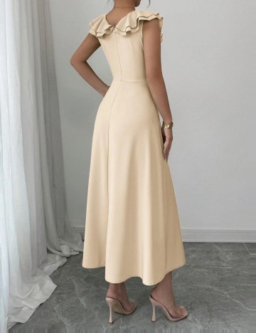 Rochie maxi Shein, crem