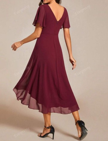 Rochie midi Shein, vișiniu