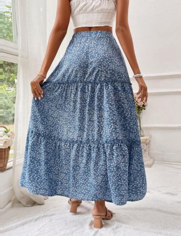 Fustă maxi Shein, mix culori