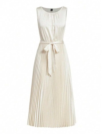Rochie midi Shein, crem