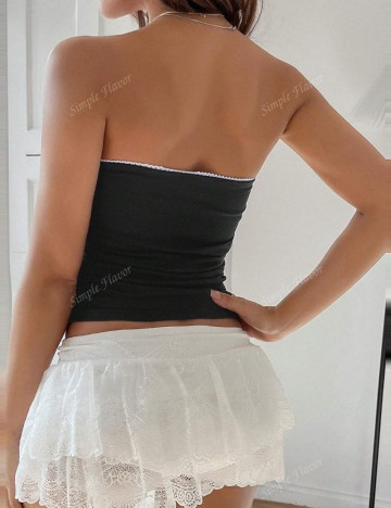 Top Shein, negru