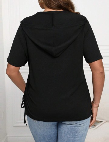 Tricou Shein Curve+, negru