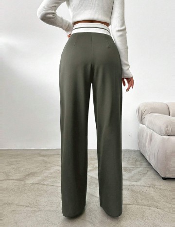 Pantaloni Shein, verde