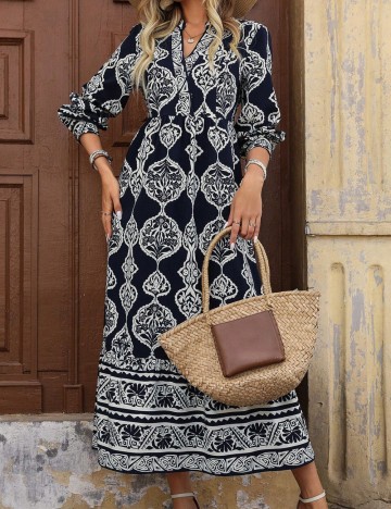 Rochie midi Shein, mix culori