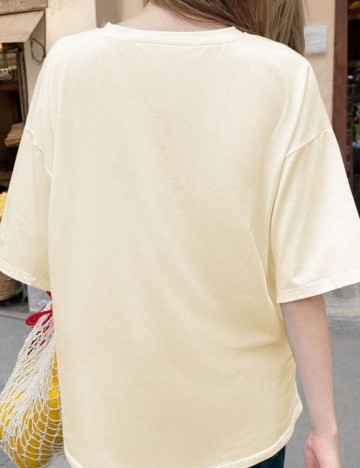 Tricou Shein, crem