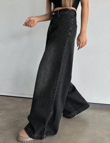 Jeans Shein, negru