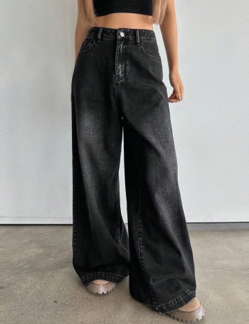 Jeans Shein, negru