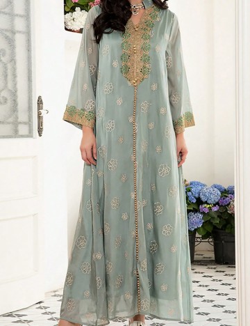 Rochie maxi Shein, verde