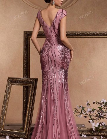 Rochie de ocazie Shein, roz
