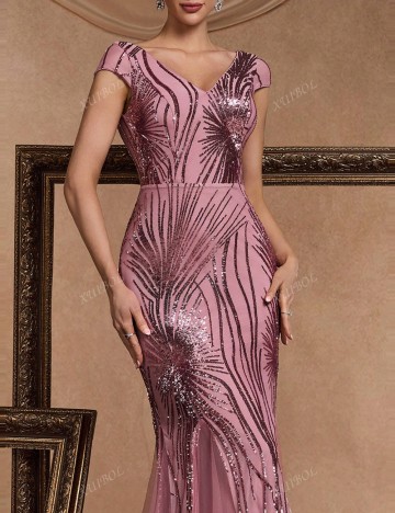 Rochie de ocazie Shein, roz
