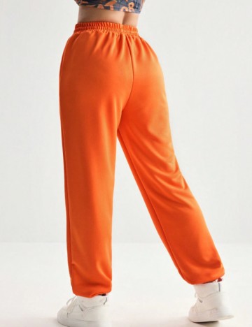 Pantaloni Shein, portocaliu