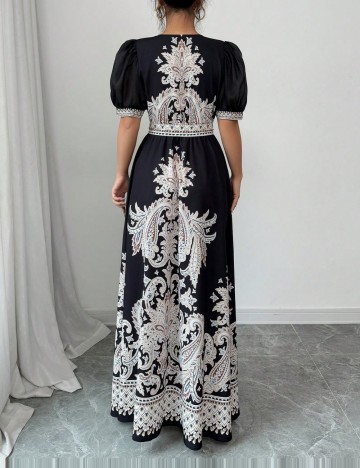 Rochie maxi Shein, mix culori