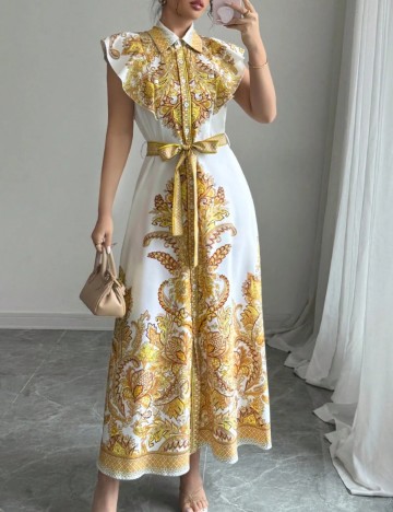 Rochie midi Shein, alb