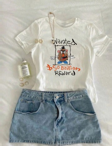 Tricou Shein, alb