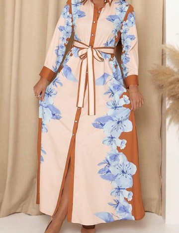 Rochie maxi Shein, mix culori