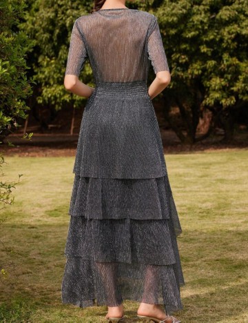 Rochie maxi Shein, gri
