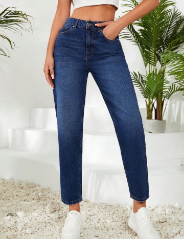 Jeans Shein, albastru