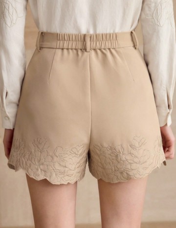 Pantaloni scurți Shein, bej