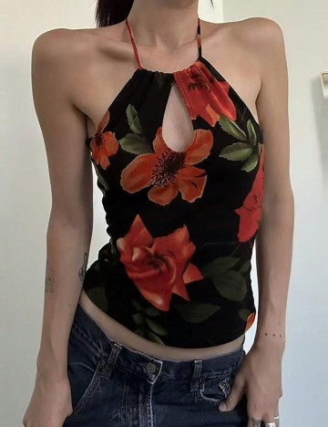 Top Shein, mix culori